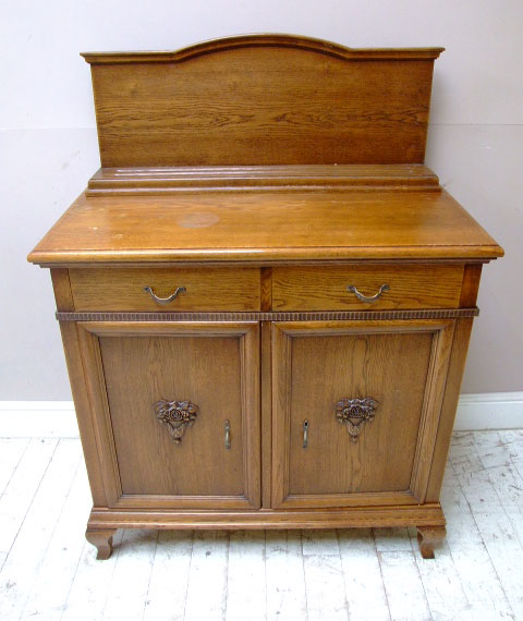 antique oak dresser base